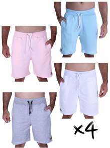 Men Shorts - 淺藍色 - 查看 1