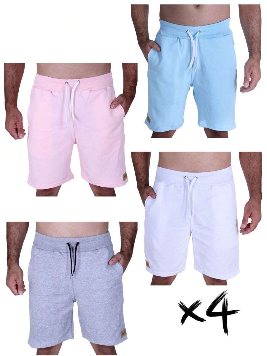 Men Shorts - 淺藍色 - 查看 1