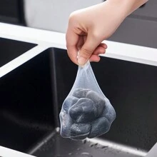 100入組廚房下水道過濾器,一次性排水垃圾過濾袋,可過濾殘留物和食物廢物 - 白色 - 查看 7