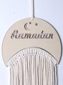 1pc Laser-Cut Themed Woven Tassel Ornament,Home Decor ,Room Decor,Wall Decor