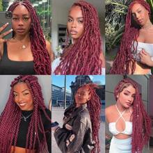 4 Roll Wool Hair Yarn For Box Braids Senegalese Twisting Faux Locs Jumbo Braids  Hair Braiding Dreadlocks Twist Wraps Synthetic Hair Extensions