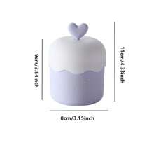 1pc Portable Facial Cleanser Foam Maker Bubble Foaming Cup Bubble Bottle - Blue - View 2