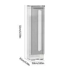 1 Miếng Thú cưng Chất liệu Trong suốt Hộp lưu trữ đồ lót Với Nắp , Xung quanh 6 Của Đồ lót , Với Trở lại Keo dán , Gắn trên tường Đối với Áo ngực , Vớ , Quần short , - Màu trắng trong suốt - Xem 2