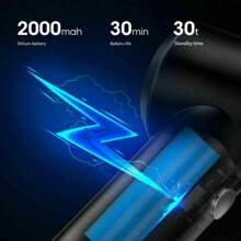 9000PA 120W Cordless Car Vacuum Cleaner Handheld USB Rechargeable Home Wet & Dry - White - View 4