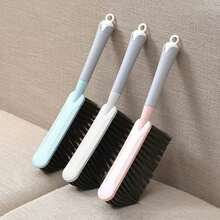 1pc Household Large Soft Bristle Cleaning Brush With Plastic Long Handle, Creative Sofa Cleaning Tool For Home Use - Multicolor - View 5