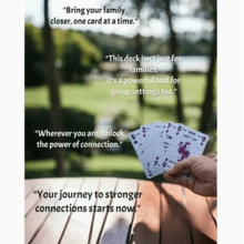 Board Game:54pcs Playing Cards Including Questions About Feelings And Emotions, Promoting Mental Health And Strengthening Bonds Between Family And Friends - Green - View 6