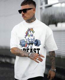 Men T-Shirts - 白色 - 查看 1