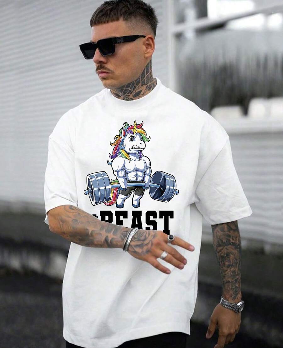 Men T-Shirts - 白色 - 查看 1