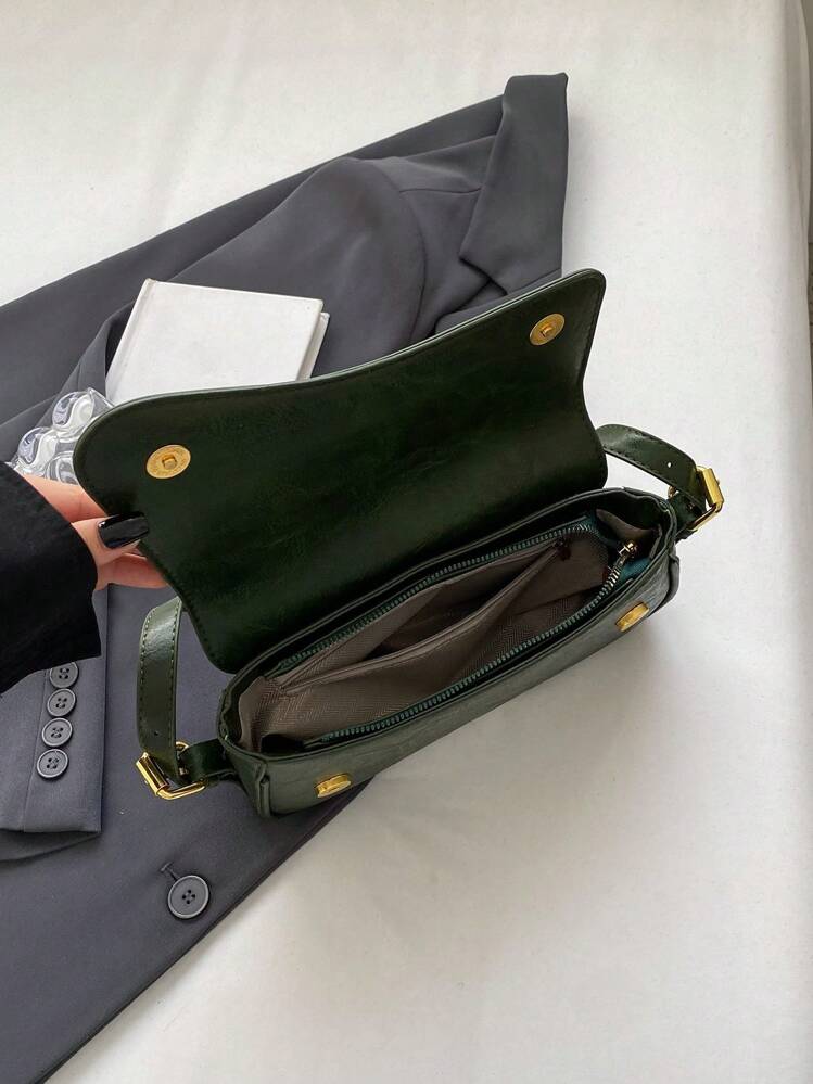 Fashionable Women's Crossbody Bag - Green - View 6