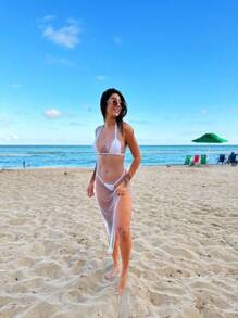 Women Bikini Sets - 白色 - 查看 6