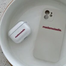 红色英文耳机保护壳 兼容2/3/Pro/Pro2/Pro3 - 無色 - 查看 4