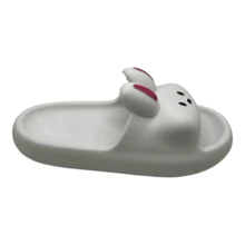 Sandalias Chanclas Conejo Sponge Mujer Antideslizante - Blanco - Ver 1