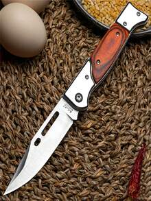 Outdoor Stainless Steel Folding Mini Knife For Camping, Hiking, Fishing And Fruit Cutting - Multicolor - View 6