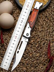 Outdoor Stainless Steel Folding Mini Knife For Camping, Hiking, Fishing And Fruit Cutting - Multicolor - View 1