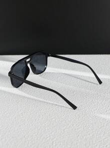 نظارات رجل ذات إطار مزدوج قديم، مع مسامير ملونة، مناسبة لارتداء اليومي،التنقل والسفر الخارجي وأغراض أخرى، إكسسوارات شمسية، نظارات شمسية مناسبة للشاطئ والعطلات الصيفية والسفر والأنشطة الخارجية