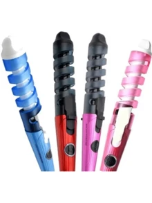 Hair Curling Irons - Màu xanh lam - Xem 3