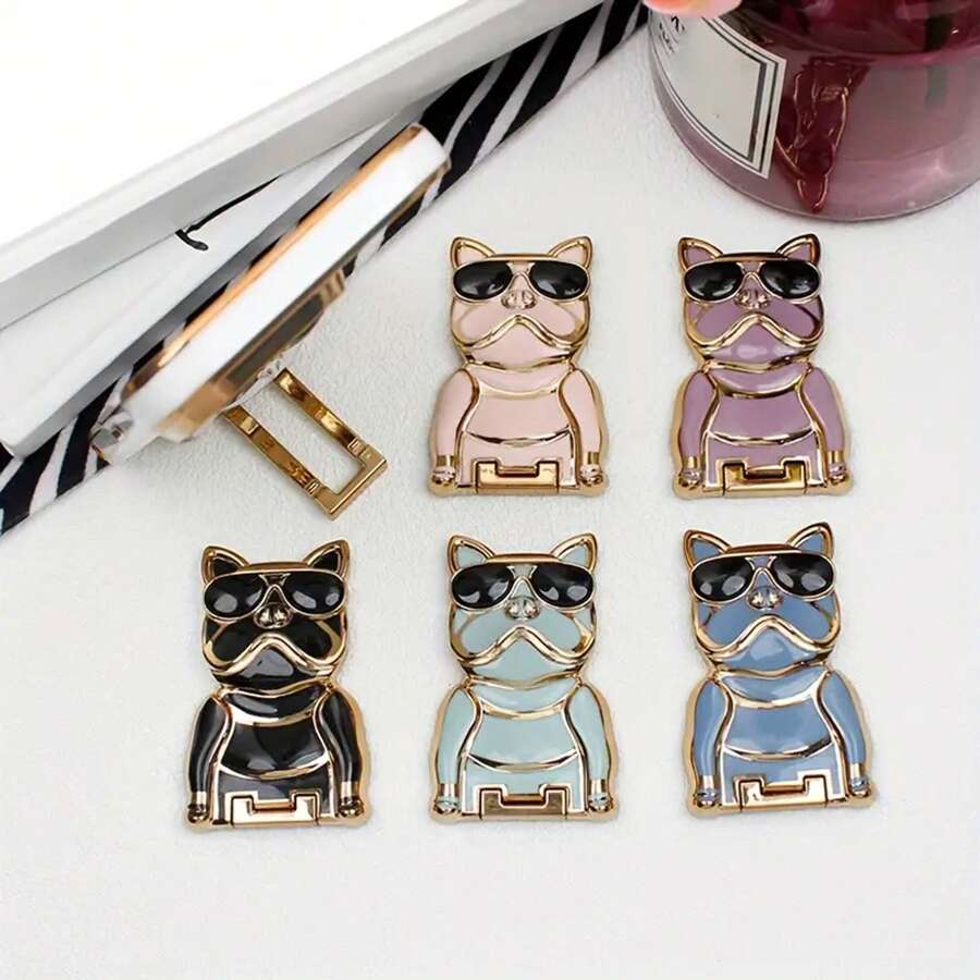 Cartoon Plating Cool Sliding Phone Holder, Phone Stand For Slouchy ...