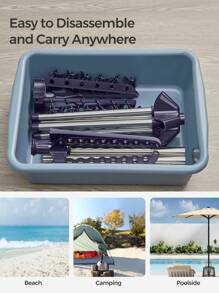 SONGMICS Clothes Airer, Clothes Drying Rack With 3 Rotatable Arms For Hangers, 4-Leg Indoor Folding Laundry Rack, Stainless Steel, For Clothes And Socks, 183 Cm High, Blue And Silver - Blue - View 4