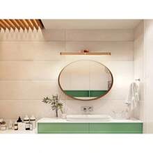 1pc Led Mirror Light Wireless Cabinet Night Light For Wardrobe, Kitchen, Wall
