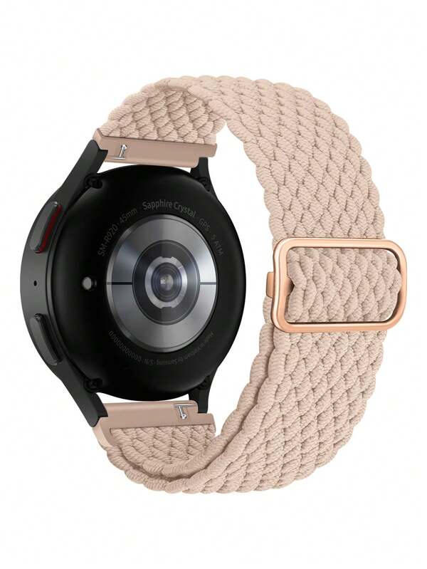 Bracelet de montre en nylon tressé compatible avec Samsung et les montres connectées