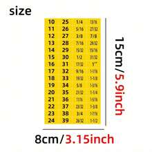Tool Box Labels, 180 Pieces, Waterproof, Tear Resistant Toolbox Stickers And Decals Label, Wrench Size Labels, Chrome Socket Labels, Socket Size Stickers - Yellow - View 5