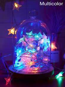 1 pièce Guirlande lumineuse étoile à LED, alimentée par USB/batterie, lumières féériques étoilées pour camping, fête, Noël, mariage, décoration de la maison, nouvel an
