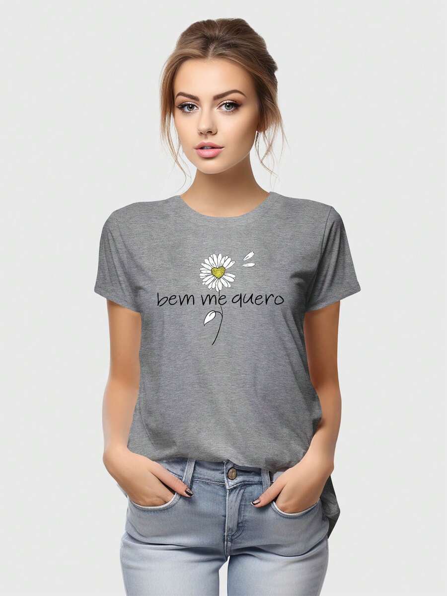 Women T-Shirts - Xám - Xem 1