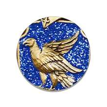Trường Gryffindor được cấp phép chính thức 1 chiếc trâm cài kim loại Biểu tượng phiên bản sưu tập sang trọng Ghim ve áo bằng thiếc Trang sức mới lạ Men bạc Phụ kiện tự làm Quà tặng cho mùa tựu trường - Màu xanh lam - Xem 2