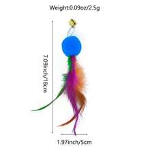 Juego De Juguetes Para Gatos De 6 Piezas Intercambiables Sin Poste - Multicolor - Ver 2