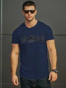 Men T-Shirts - Màu xanh hải quân - Xem 2