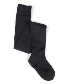 Girls' Tights - Black - View 2