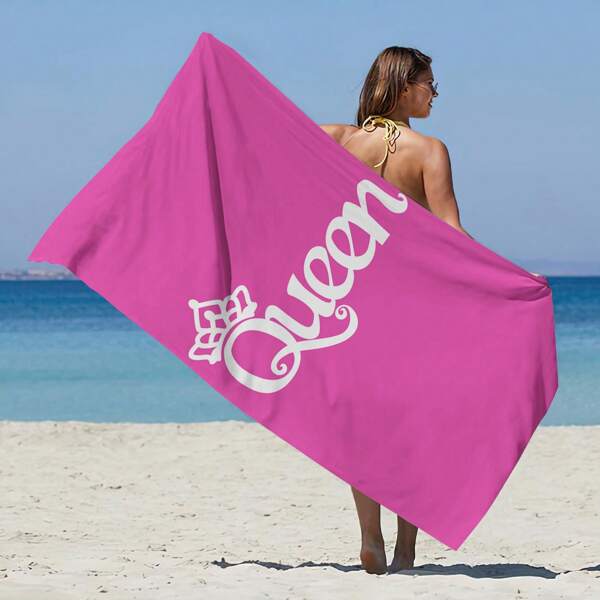 1 pièce Grande serviette de plage / serviette de bain, essentielle pour voyager et partir en vacances, idéale pour la piscine, le camping, les adultes, les femmes, les hommes, un excellent cadeau de vacances. Essentiels de voyage d'été, de vacances à la plage