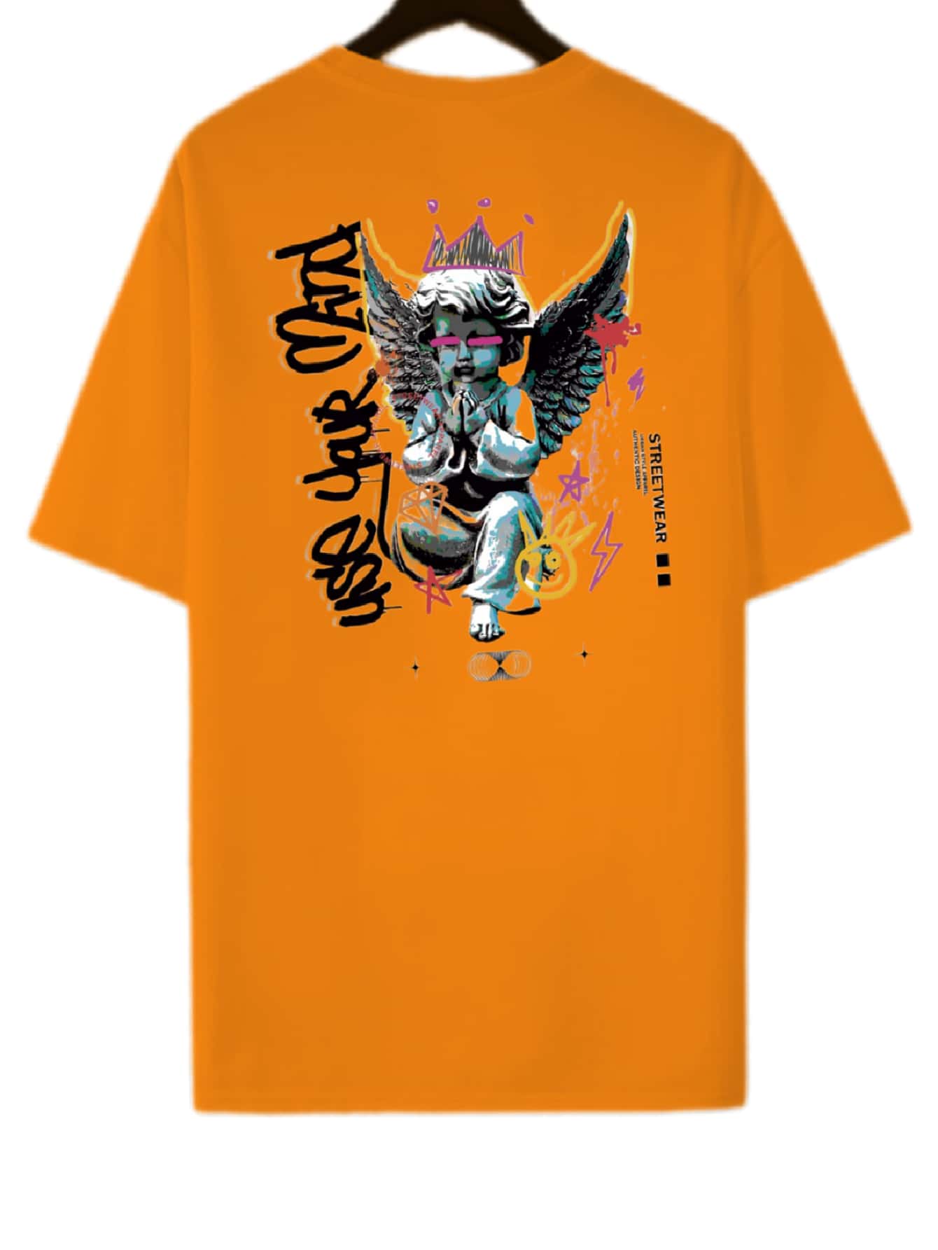 Men T-Shirts - 橘色 - 查看 1