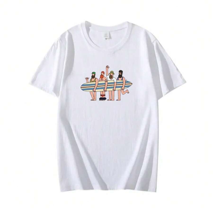 Men T-Shirts - 白色 - 查看 1