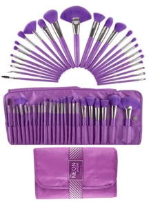 SET DE BROCHAS MAQUILLAJE THE NEON PURPLE 24 PZS. | NEON PURPURA - BEAUTY CREATIONS - Multicolor - Ver 1