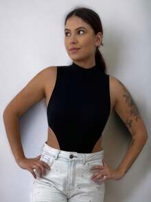 Women Bodysuits - Negro - Ver 2