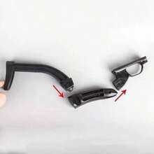 新款時尚貓頭鷹設計黑色 Abs 塑膠組裝手柄通用槍托配件支架彈弓轉換多用途組件 - 黑色 - 查看 5