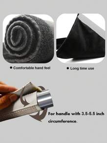 1pair Black Double Door Refrigerator Handle Cover, Oil-Proof & Dirt-Resistant Fridge Door Handle Gloves Kitchen Items Kitchen Accessories Kitchen Kitchen Tools - Black - View 7