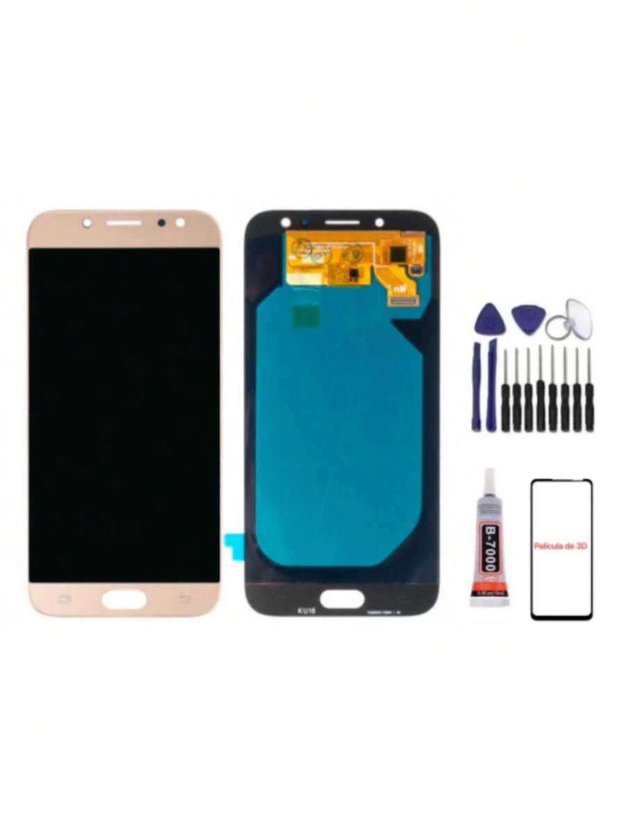 Mobile Phone LCD Screens - Màn hình Oled vàng + Phim 3D + Chìa khóa + Keo 15ml - Xem 1