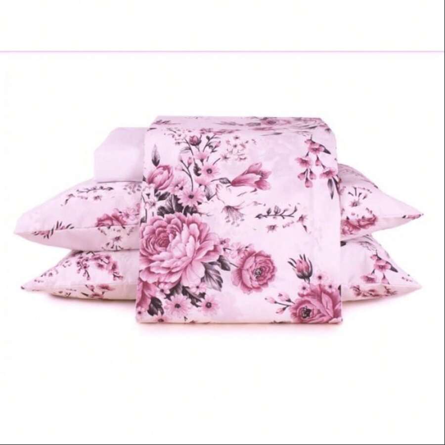 Fitted Sheets - Pink Flower - View 1