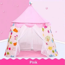 Foldable Castle For Kids Indoor Or Outdoor Toy - Pink - View 1