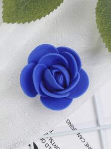 50 件仿皇家蓝玫瑰泡沫花迷你泡沫玫瑰头人造花散装适用于 DIY 工艺品、婚礼花束、婴儿淋浴中心、派对桌饰、家居装饰、情人节、礼物 - 寶藍色 - 查看 5