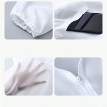 Women's Long Sleeve Breathable Sun Protection Clothing(Random Distribution) - White - View 8