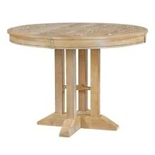 Nestfair 5-Piece Dining Set With Extendable Round Table And 4 Upholstered Chairs