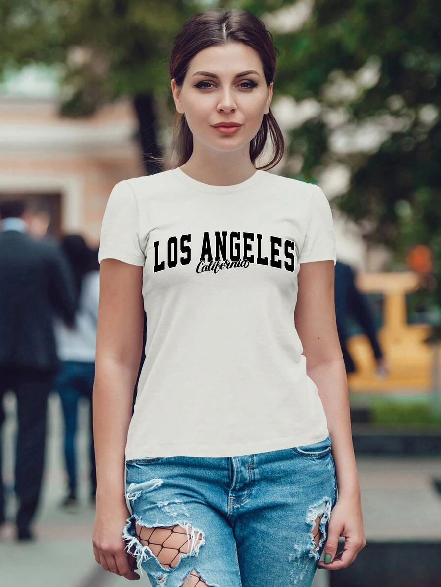 Women T-Shirts - 米色 - 查看 1