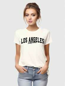 Women T-Shirts - 米色 - 查看 2