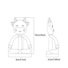 1 Juguete Para La Dentición Con Forma De Vaca Y Oveja De Dibujos Animados En 3d Para Bebés Que Se Puede Doblar Y Morder Sin Dañar Los Dientes, Con Un Diseño Lindo Y Portátil - modelo de pantorrilla - Ver 7