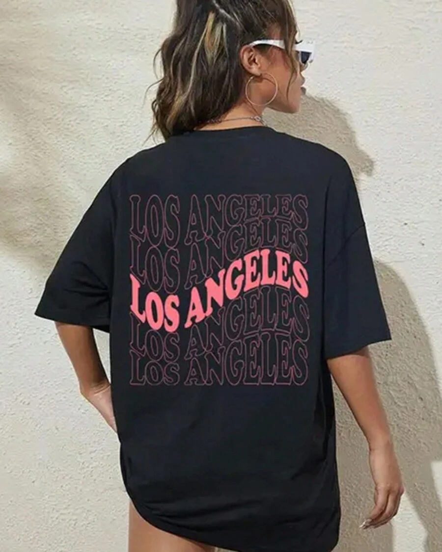 Women T-Shirts - 黑色 - 查看 1
