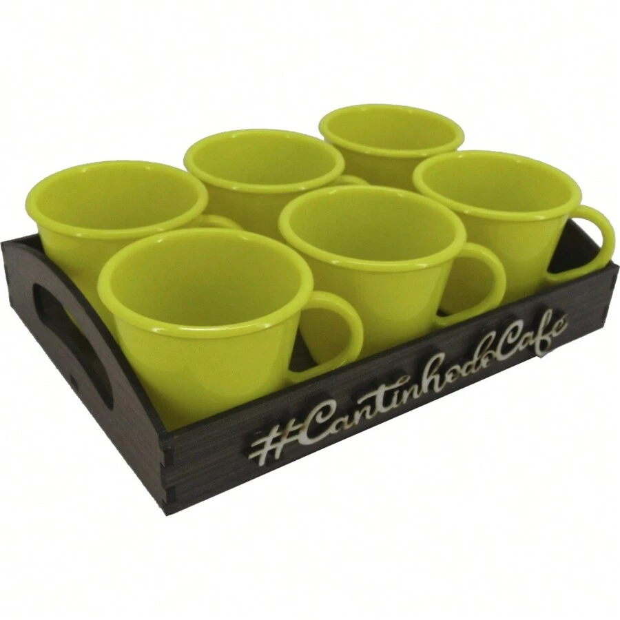 Bộ đồ trà - Màu vàng - Xem 1