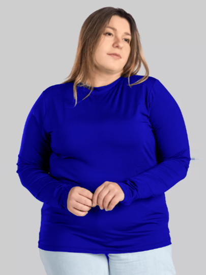 Camisa Plus Size Proteção Solar 50+ Segunda Pele - Várias Cores